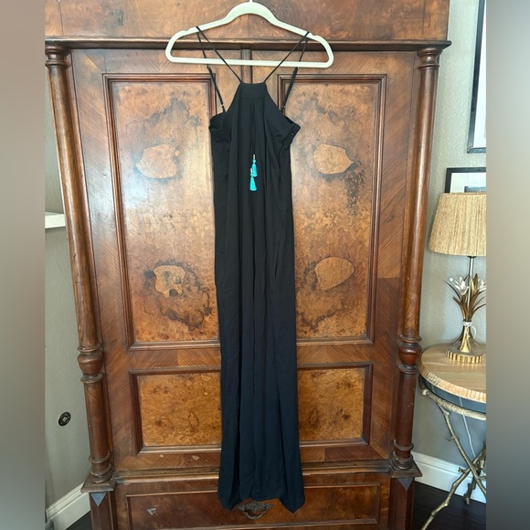 EUC Karina Grimaldi- Elegant Black Maxi Dress. Size S - Picture 1 of 8